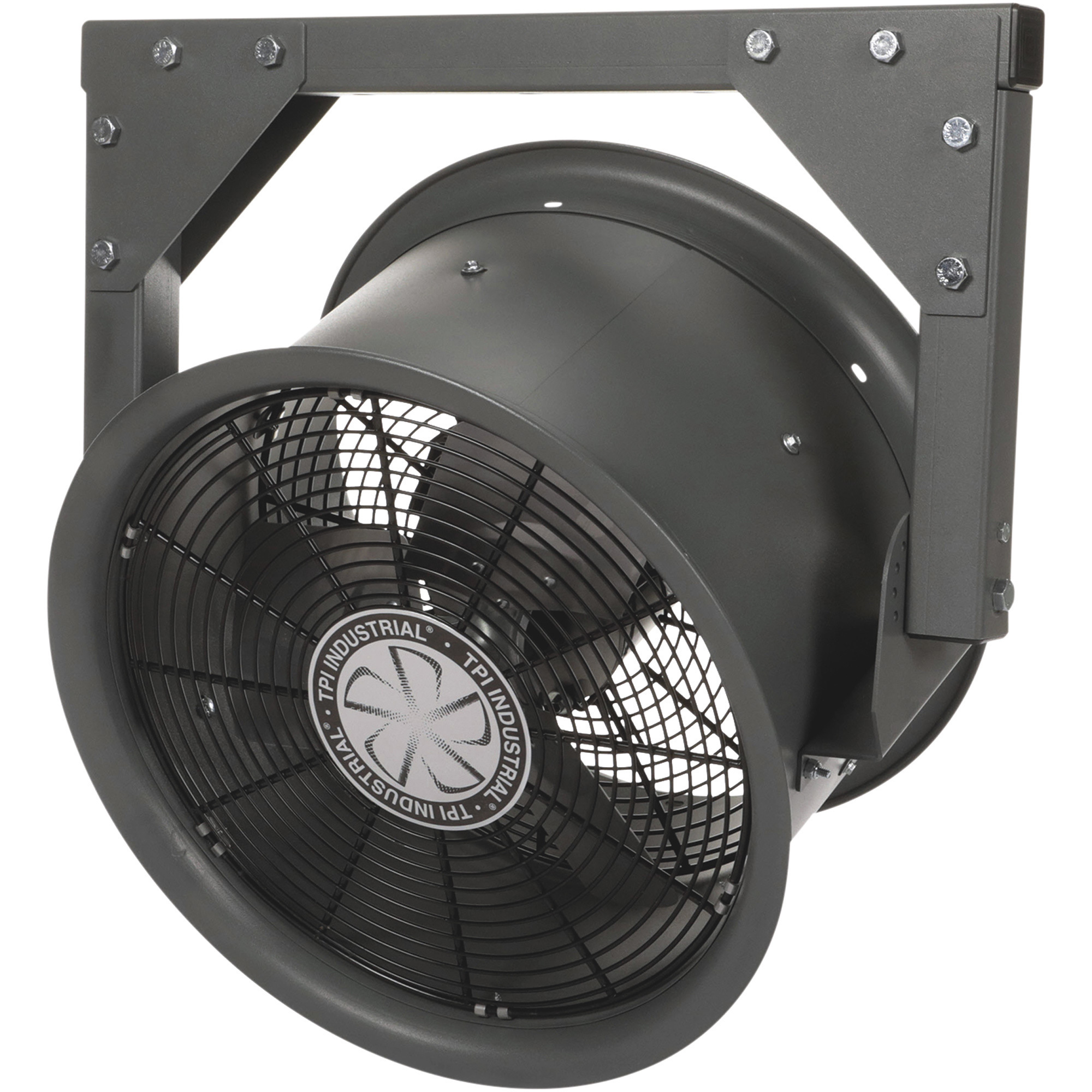 TPI HV Series Wall Mount Air Circulator Fan - 18in. Diameter, 3000 CFM, Single-Speed, 3-Phase Motor, Model# HV18-480V3